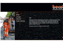 Tablet Screenshot of becotec.com